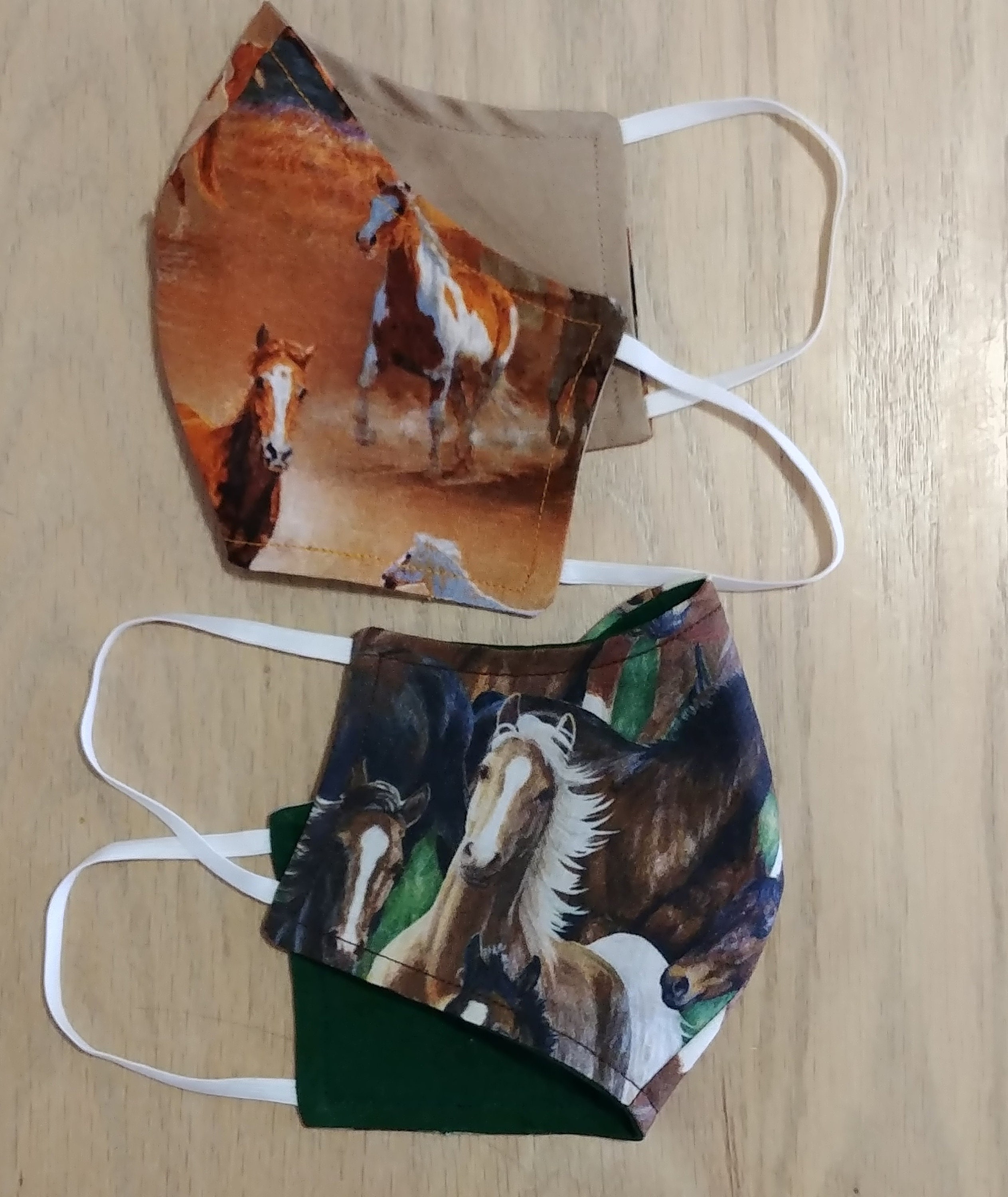 Horse face masks for the whole family Etsy