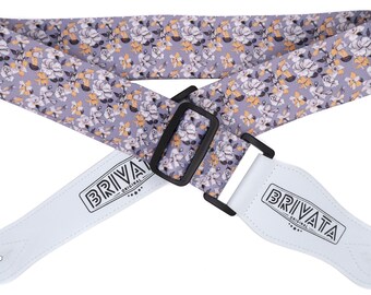 Ghostly Blossom Premium Nylon Guitar Strap