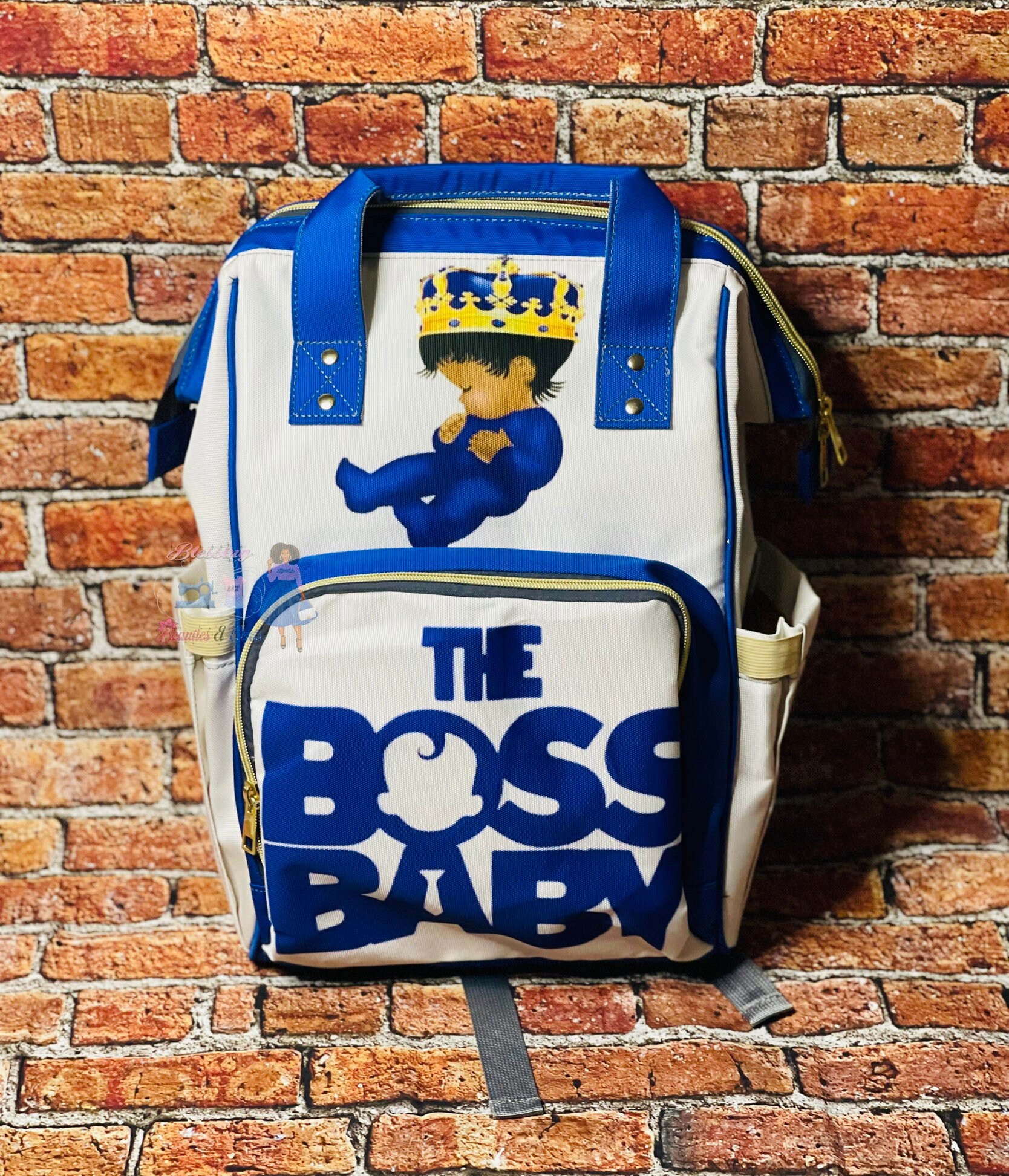 customized diaper backpack