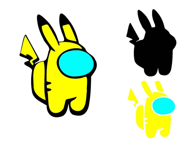 Download Among Us video game silhouette INSTANT DOWNLOAD | Etsy