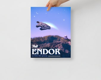 エンドアを訪問 - SW ポスター