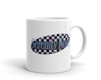 となりのサインフェルド - セレニティ・ナウ! マグカップ (チェック柄)