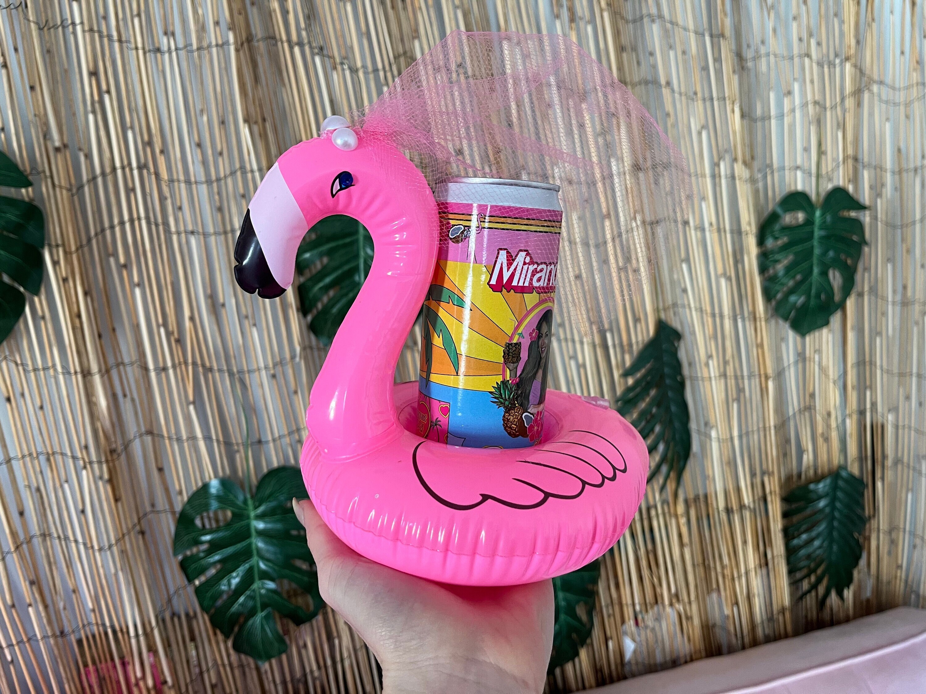 inflatable flamingo
