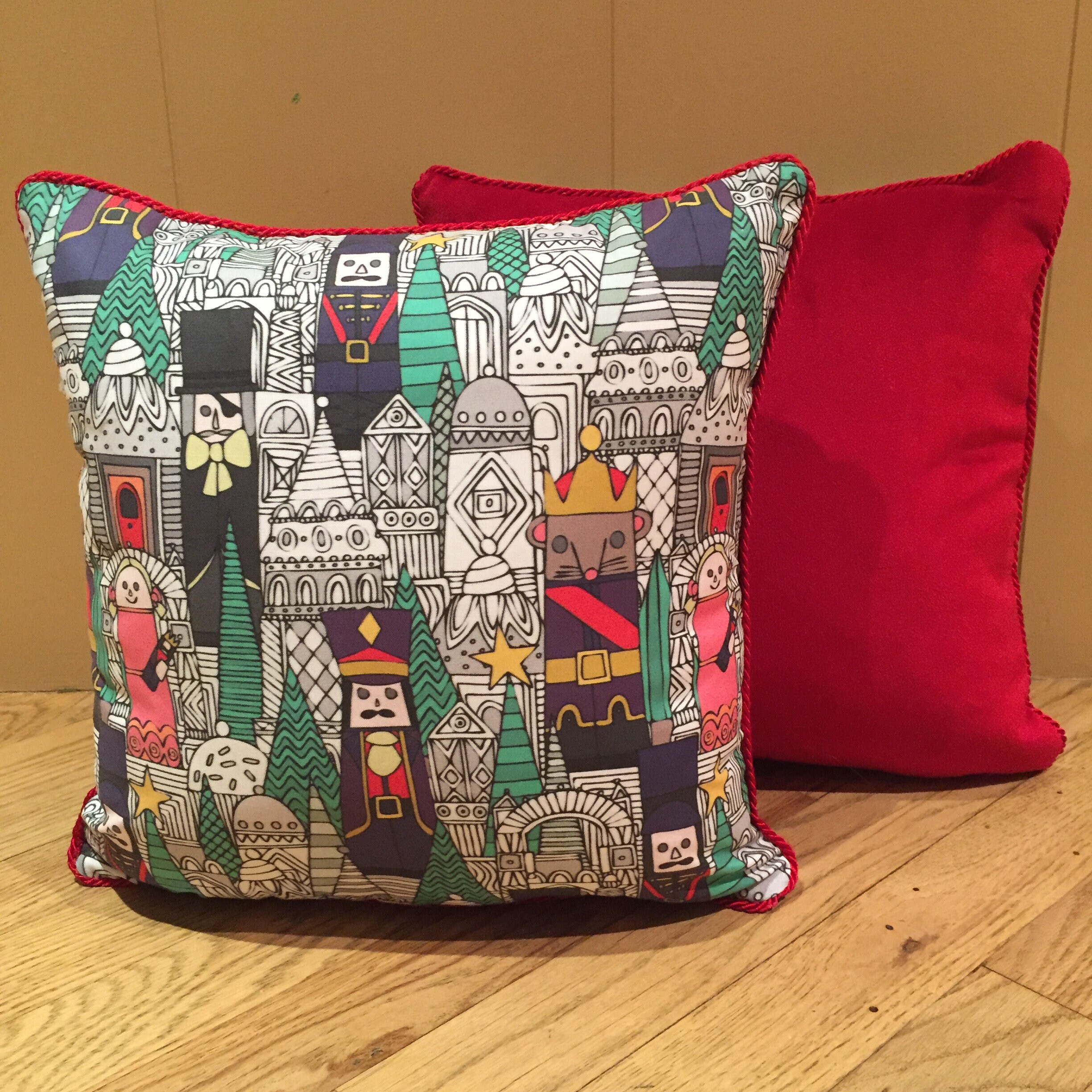 Nutcracker Holiday Pillow Etsy