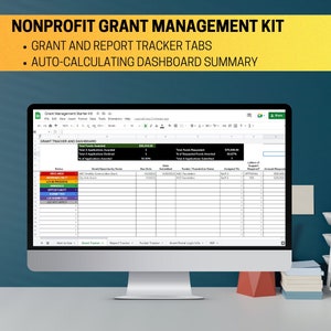 Grant Management Kit and Dashboard for Nonprofits and Grant Writers
