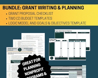 BUNDLE - Nonprofit Grant Writing and Planning Bundle