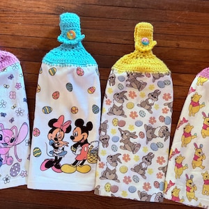 Disney Themed Easter Hanging Towels