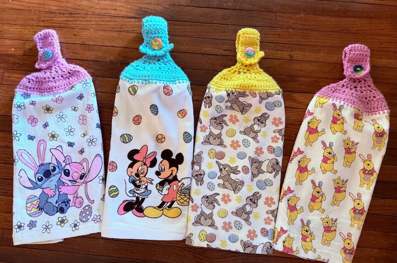 Disney Themed Easter Hanging Towels