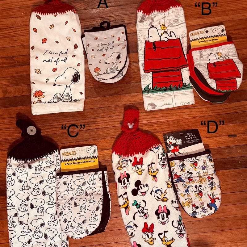 Character Oven Mitts - Etsy
