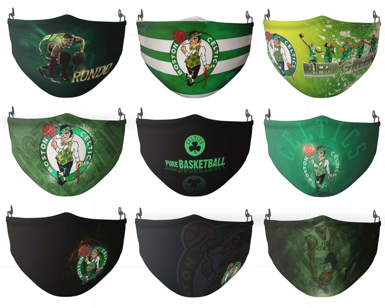 Boston Celtics Face Mask Sport Mask American Basketball Etsy