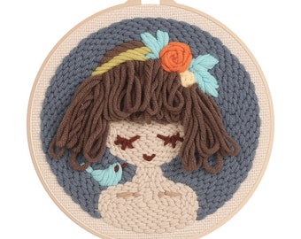 帽子 MURRAL  cover needle punch hat Clover-USA_DIY-Heart-Bucket-