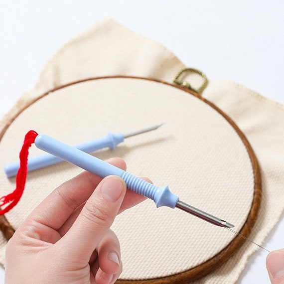 Punch Needle Kit For Beginners - Deer With Garland Embroidery DIY Craft Set
