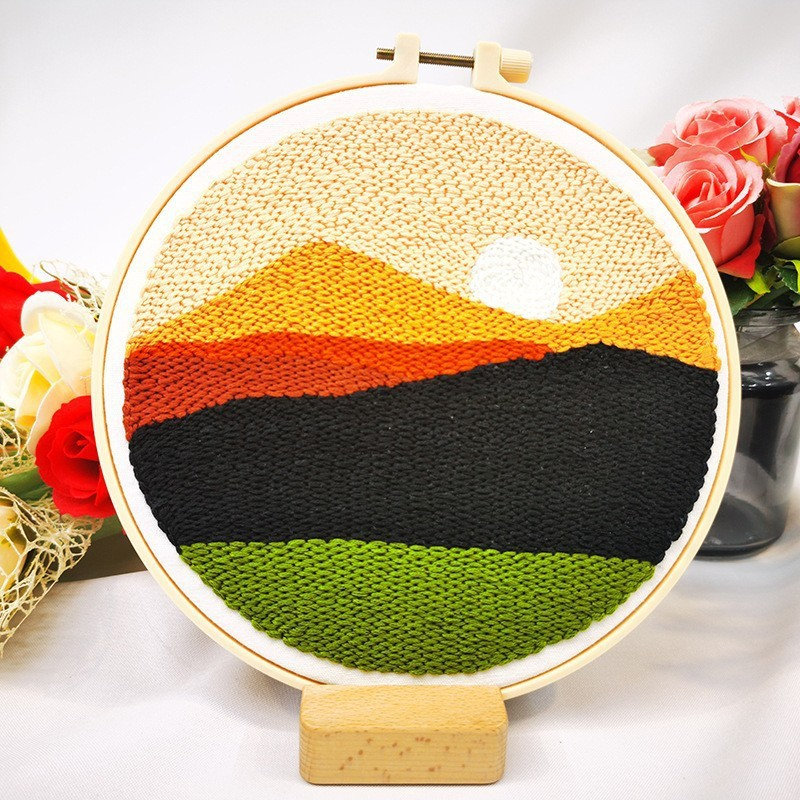 Van Gogh Starry Night Punch Needle Kit Beginner DIY Punch Etsy UK