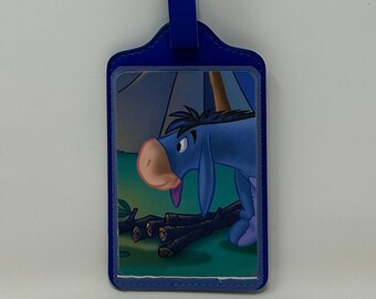 Disney: Eeyore • An ArtfullyAltered Handmade Backpack/Luggage Tag