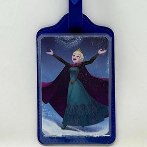 Disney: Frozen • An ArtfullyAltered Handmade Backpack/Luggage Tag image 1