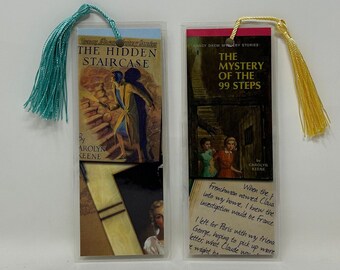 Nancy Drew Bookmarks (2) Bookmarks • An ArtfullyAltered Handmade Bookmark