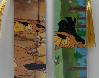 Pocahontas (2) Bookmarks • An ArtfullyAltered Handmade Bookmark