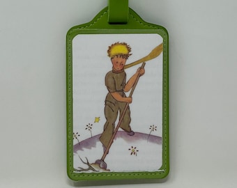 The Little Prince • An ArtfullyAltered Handmade Backpack/Luggage Tag