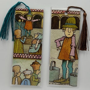 Strega Nona (2) Bookmarks • An ArtfullyAltered Handmade Bookmark
