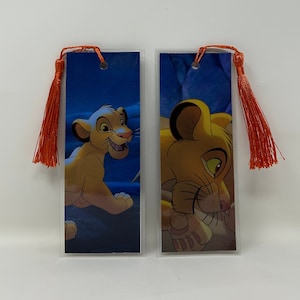 Disney: The Lion King (2) Bookmarks • An ArtfullyAltered Handmade Bookmark
