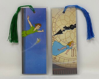 Disney: Peter Pan (2) Bookmarks • An ArtfullyAltered Handmade Bookmark
