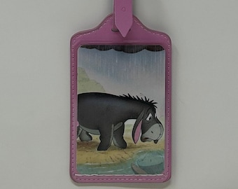 Disney: Eeyore • An ArtfullyAltered Handmade Backpack/Luggage Tag