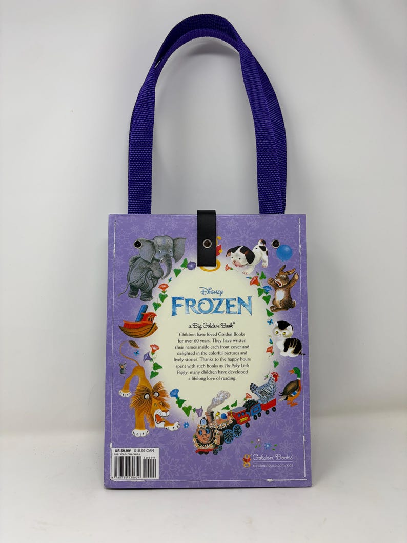 Frozen Repurpose Book Handbag • An ArtfullyAltered Handmade Book Bag bild 4