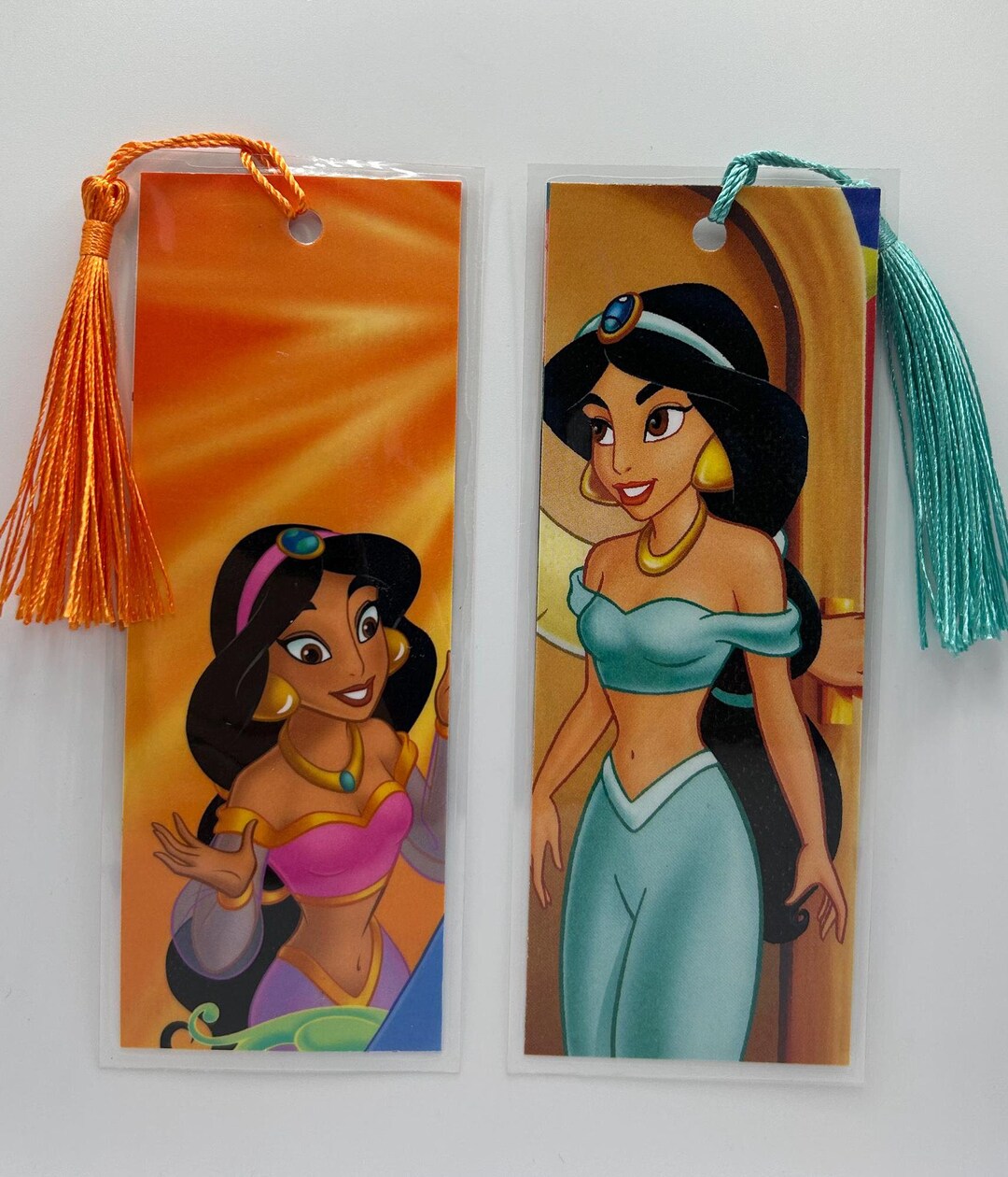 Disney: Aladdin (2) Bookmarks • an Artfullyaltered Handmade Bookmark - Etsy