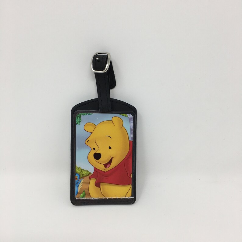 Disney Winnie the Pooh \u2022 An ArtfullyAltered Handmade Luggage Tag