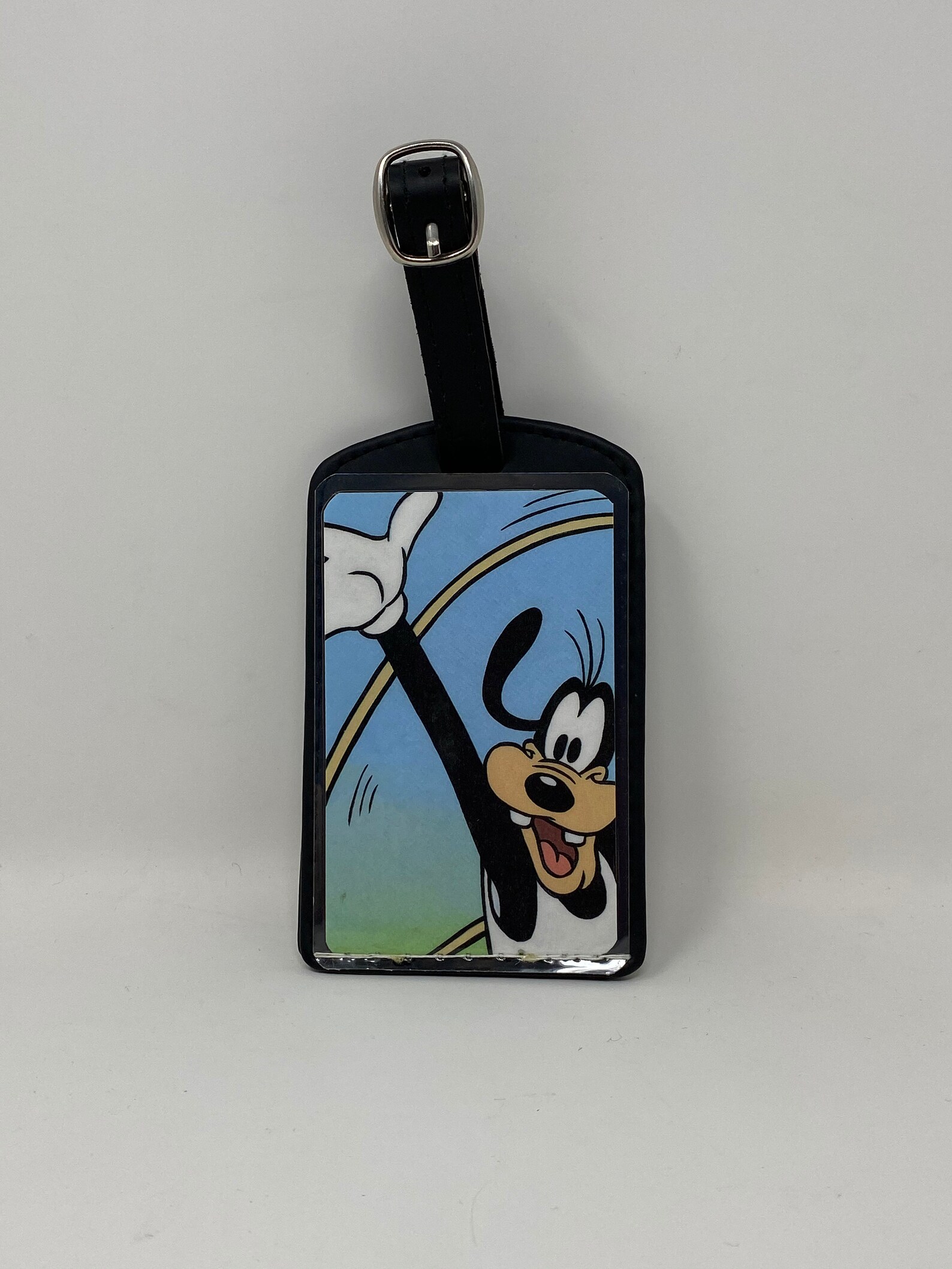 Disney Goofy An ArtfullyAltered Handmade Luggage Tag Etsy