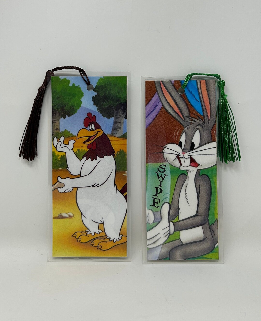 Looney Tunes 2 Upcycled Book Pages Bookmarks an Artfullyaltered ...