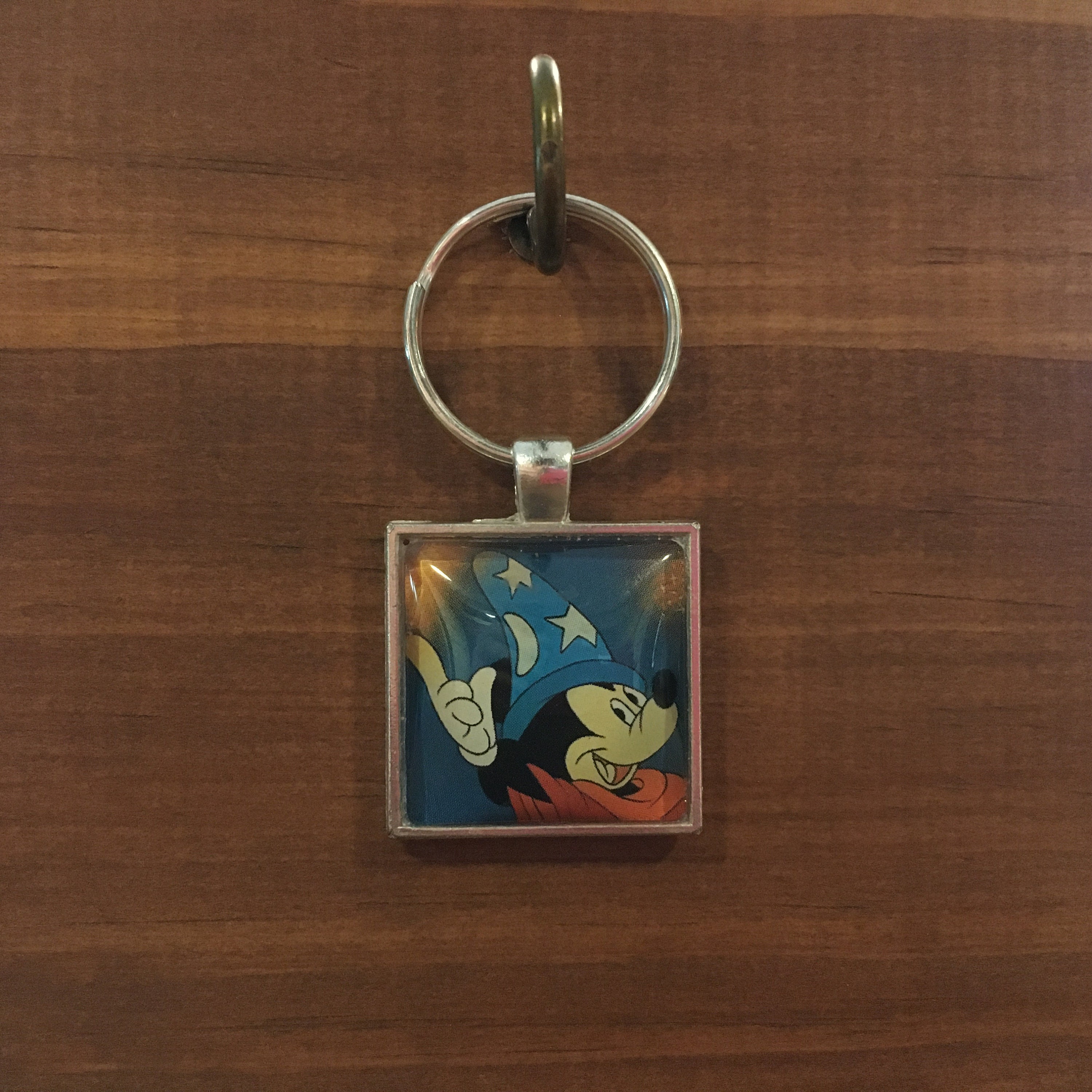 Disney Mickey Mouse Keychain an Artfullyaltered Handmade Etsy