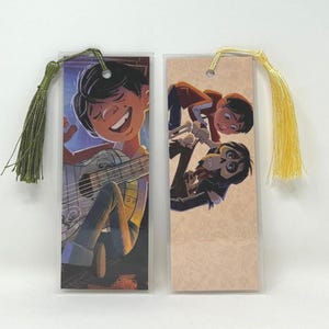 Disney: Coco (2) Bookmarks • An ArtfullyAltered Handmade Bookmark