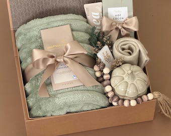 You Got This Gift Box, Fall Self Care Package, Blanket Gift Box, Hug In A Box, Hygge Gift Box for Her, Thinking Of You Box, Cozy Care Basket