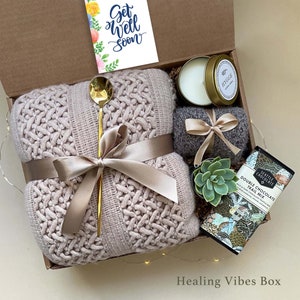 Get Well Soon Care Package for Women, Feel Better Self Care Package, Get Well Soon Gift Box for Her, Surgery Recovery Gift Basket for Friend