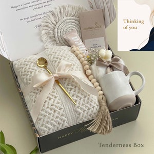 Thinking of You Gift Box for Women | Sympathy Care Package for Her, Sorry For Your Loss Gift Basket, Sending Hugs Self Care Package for Her