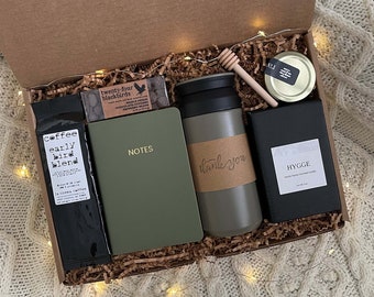 Thank You Gift Box For Men and Women | Corporate Gifting, Hygge Gift Box, Employee Appreciation gift, Birthday Gift Basket for Dad, Friend