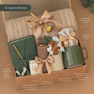 Sympathy Gift for Loss of Mother, Loss of Father, Grief Care Package, Thinking of You Care Package, Condolence Gift, Bereavement Gift Basket Evergreen Retreat