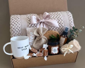Mothers Day Gift Box, Mothers Day Gift From Daughter, Gift For Mom, Best Mom Ever, Mothers Day Gift Basket, Care Package for Mom From Son