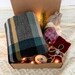 Winter Scarf and Mittens Gift Box | gift basket, hygge box, hygge gift box, winter gift box, Christmas gift box, birthday gift basket (SCRF) 