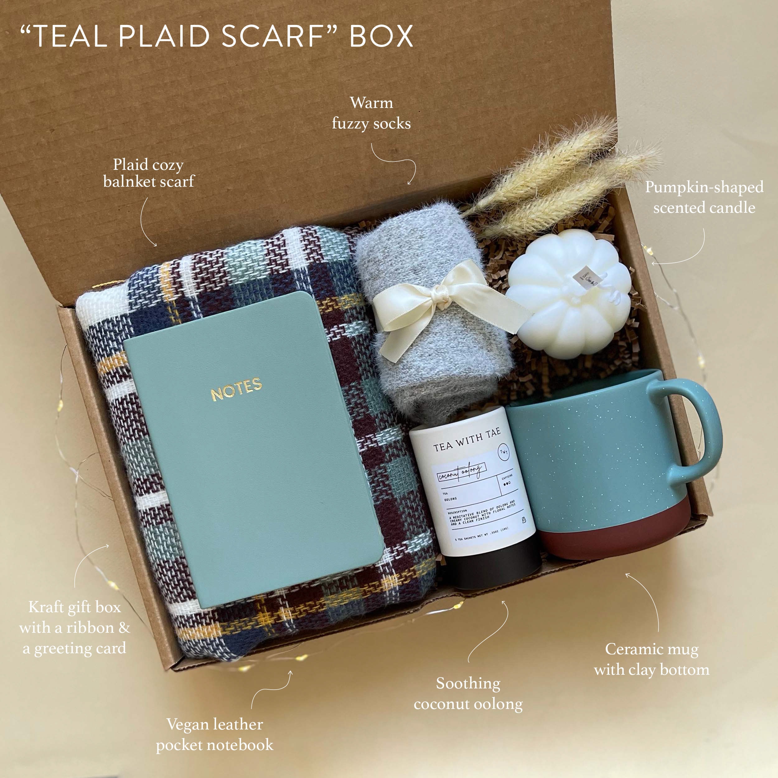 Happy Birthday Warm Scarf Gift Box for Her Cozy Gift Basket for Women With  Scarf, Mug, Tea, Socks Birthday Care Package for Best Friend - Etsy