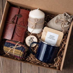 Extra Cozy Hygge box Hug in box, Gift Set for Him, Birthday Box for Her, Mom, Dad, Brother, Husband Gift, Long Distance Friend Gift NWBX image 2