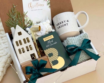 Christmas Gift Box | Hygge Gift Box, Gift Box for Women, Winter Gift Box, Self Care Gift Box, Christmas Care Package, Holiday Gift Box