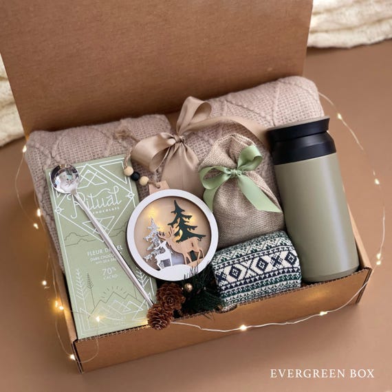 Holiday Gift Box, Christmas Gift Idea, Warm Gift, Winter Gift Box