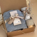 Get Well Soon Heal Gift Box with Blanket, Candle & Socks | After Surgery, Thinking of You, Speedy Recovery Self Care Package for Her and Him