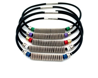 True Colors Electric Guitar String Coil Bracelet