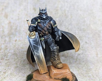 Gutz Crazed Marine Captain: Tabletop Gaming Miniature (Resin 3D Print)