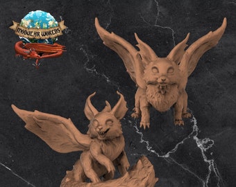 Fey Foxes: Tabletop Gaming Miniature (Resin 3D Print)