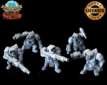 Skout Kommandos: Tabletop Gaming Miniature (Resin 3D Print)