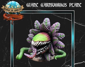Giant Carnivorous Plant: Tabletop Gaming Miniature (Resin 3D Print)